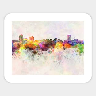 Billings skyline in watercolor background Sticker